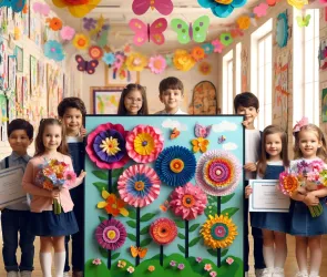 Przedszkolaki na podium w konkursie plastycznym